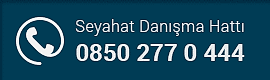 Seyahat Danışma Hattı | 0850 277 0 444